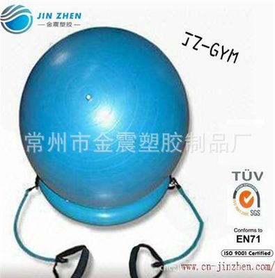 瑜伽球 江苏常州厂家供应65CM/PVC拉力绳健身球图片|瑜伽球 江苏常州厂家供应65CM/PVC拉力绳健身球产品图片由常州市金震塑胶制品厂公司生产提供-